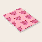 Cheetah -Animal Print Pink Notebook Gallery Image 3