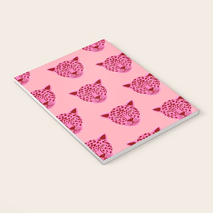 Cheetah -Animal Print Pink Notebook Gallery Image 3