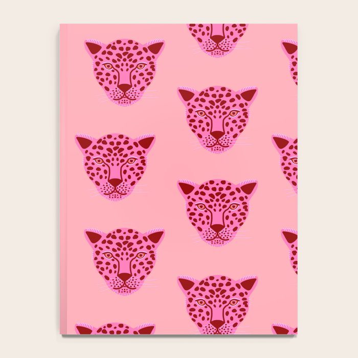 Cheetah -Animal Print Pink Notebook Gallery Image 4