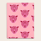 Cheetah -Animal Print Pink Notebook Gallery Image 4