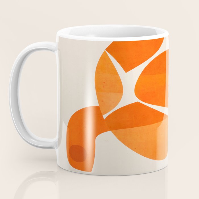 Abstract Turtle in Orange Coffee Mug Gallery Image 3