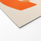 Abstract Turtle in Orange Welcome Mat Gallery Image 2