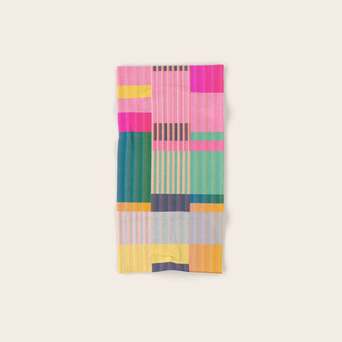 Colorful Geometric Abstract Art 22 Bath Towel Gallery Image 1