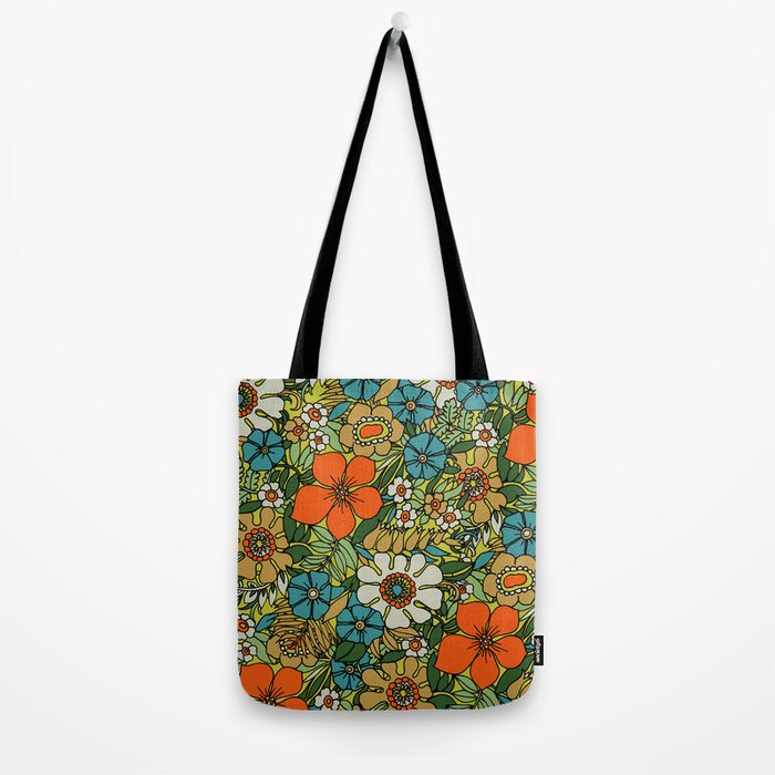 70s Plate Tote Bag Gallery Image 2