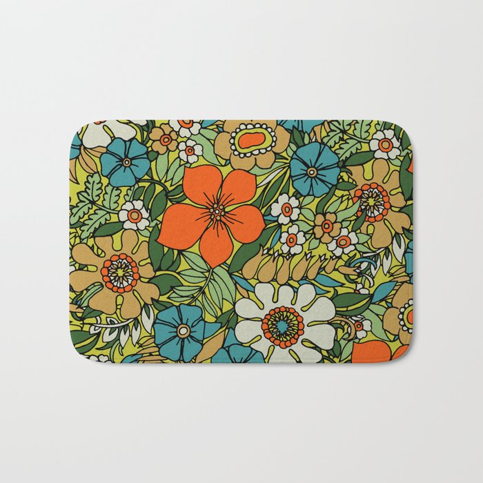 70s Plate Bath Mat Gallery Image 1