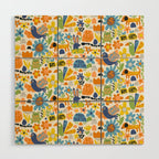 Playful Meadow Cute Animals with Motivational Affirmations - Great Outdoors Wood Wall Art Gallery Image 1