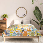 Playful Meadow Cute Animals with Motivational Affirmations - Great Outdoors Comforter Gallery Image 3