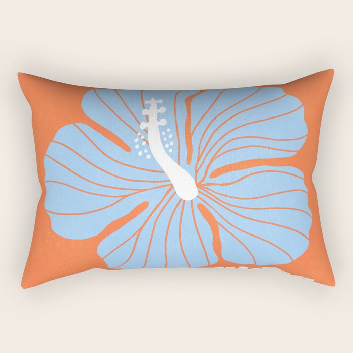 hibiscus aloha Rectangular Pillow Gallery Image 1
