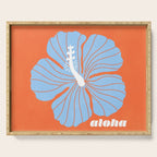 hibiscus aloha Serving Tray Gallery Image 1