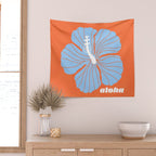 hibiscus aloha Wall Tapestry Gallery Image 2