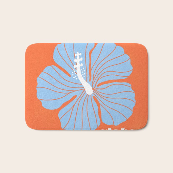 hibiscus aloha Bath Mat Gallery Image 1