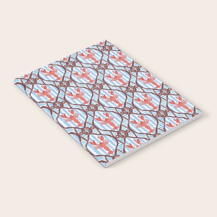 Coastal Lobster Elegance Notebook Gallery Image 1