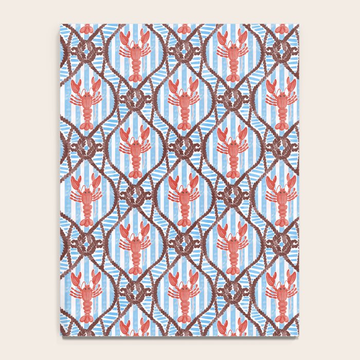 Coastal Lobster Elegance Notebook Gallery Image 4