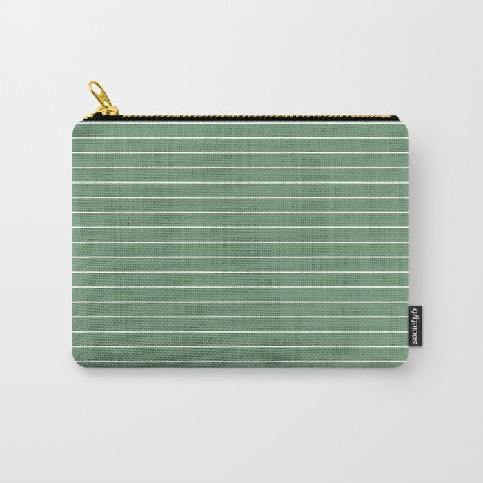 Minimal Arch XXXVIII Fresh Green Modern Geometric Lines Carry All Pouch Gallery Image 1