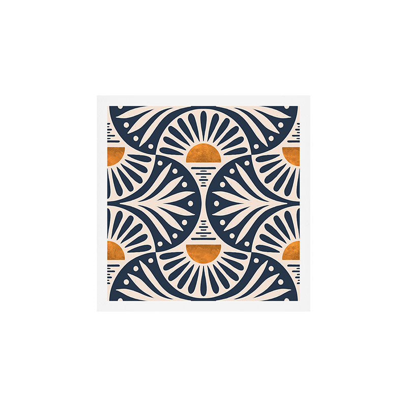 Art Deco Sunset and Leaves Art Print Gallery Image 1