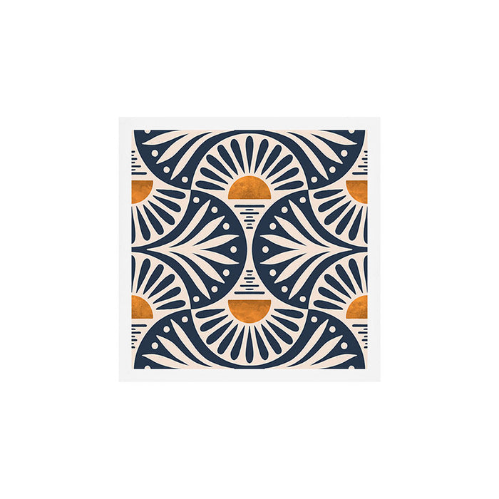 Art Deco Sunset and Leaves Art Print Gallery Image 1