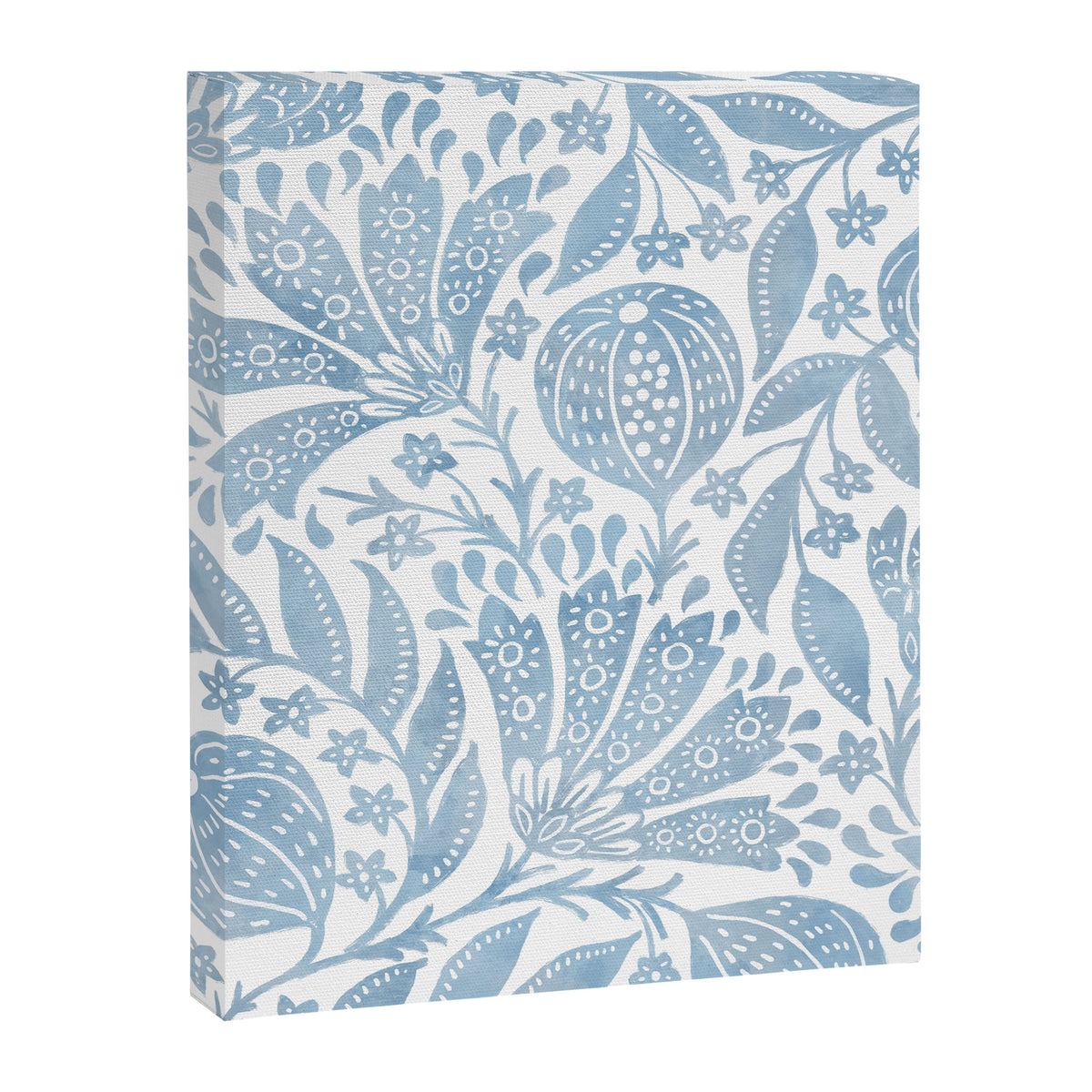 French Country Fig Garden In Blue Canvas Print Gallery Image 8