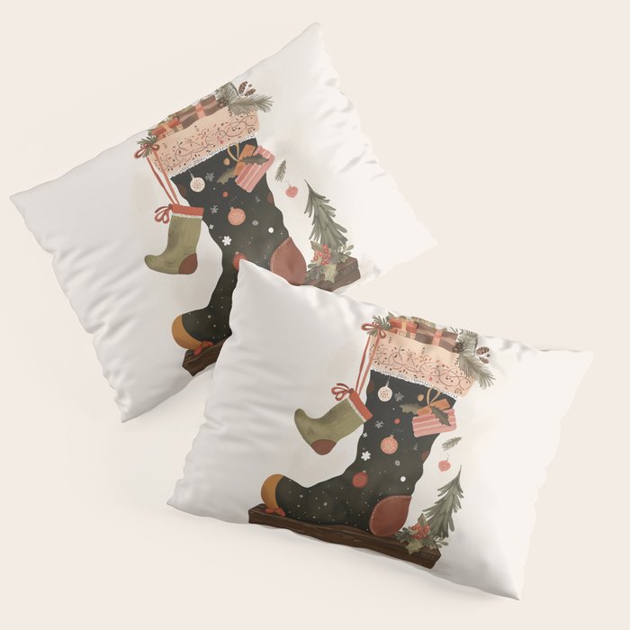 Joyful Stockings Pillow Sham Gallery Image 3