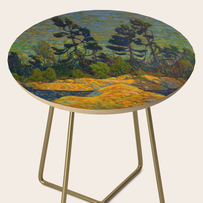 Tom Thomson Byng Inlet Georgian Bay winter 1914-1915 Canadian Landscape Artist Side Table Gallery Image 2