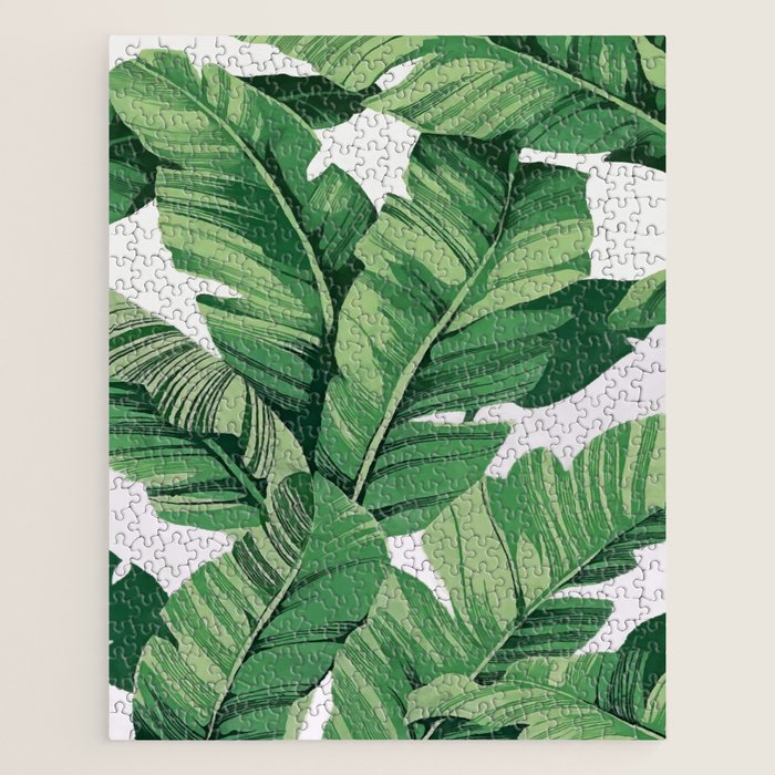 Tropical banana leaves VI Jigsaw Puzzle Gallery Image 1