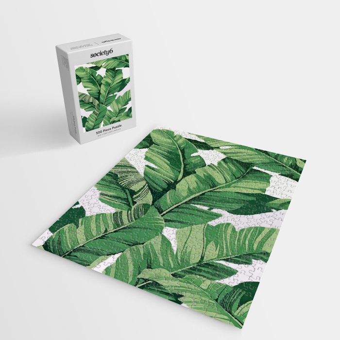 Tropical banana leaves VI Jigsaw Puzzle Gallery Image 2