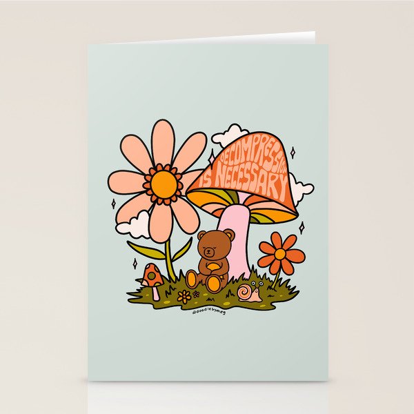 Decompression is Necessary Stationery Card Gallery Image 2