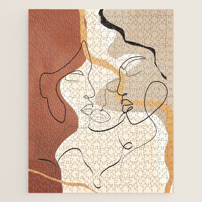 Developed Faces 01 Jigsaw Puzzle Gallery Image 1