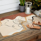 Developed Faces 01 Outdoor Rug Gallery Image 2