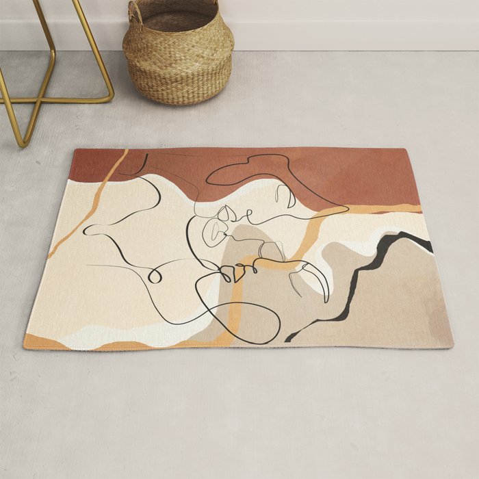 Developed Faces 01 Rug Gallery Image 1