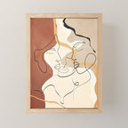 Developed Faces 01 Mini Art Print Gallery Image 1