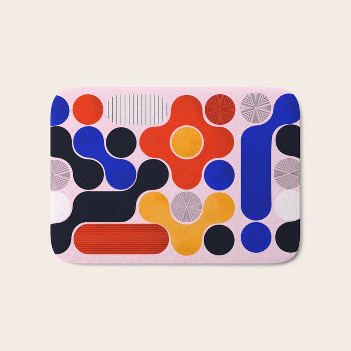 Mid-century no5 Bath Mat Gallery Image 1