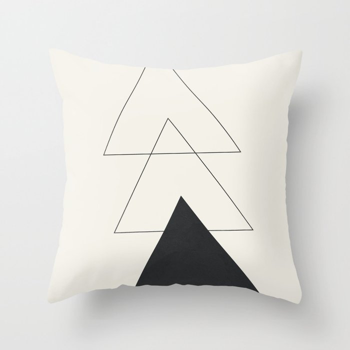 Minimal Geometric Art 02 Throw Pillow Gallery Image 6