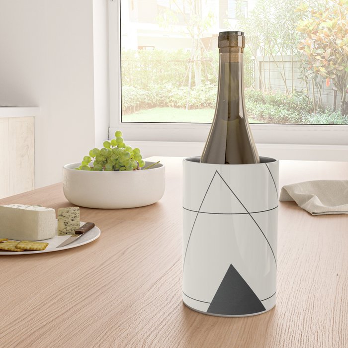 Minimal Geometric Art 02 Wine Chiller Gallery Image 4