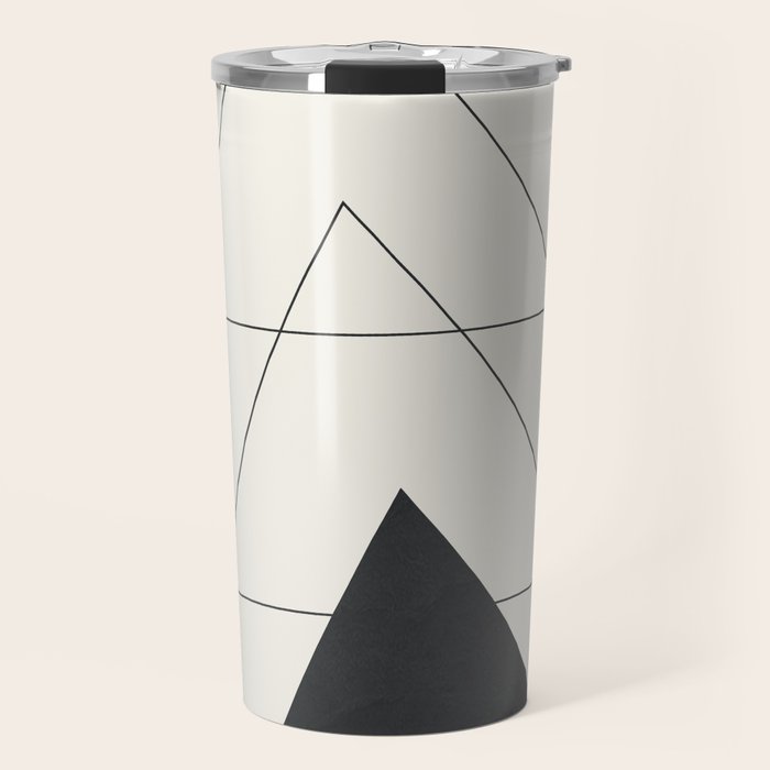 Minimal Geometric Art 02 Travel Mug Gallery Image 1