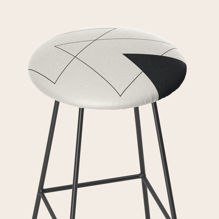 Minimal Geometric Art 02 Stool Gallery Image 2