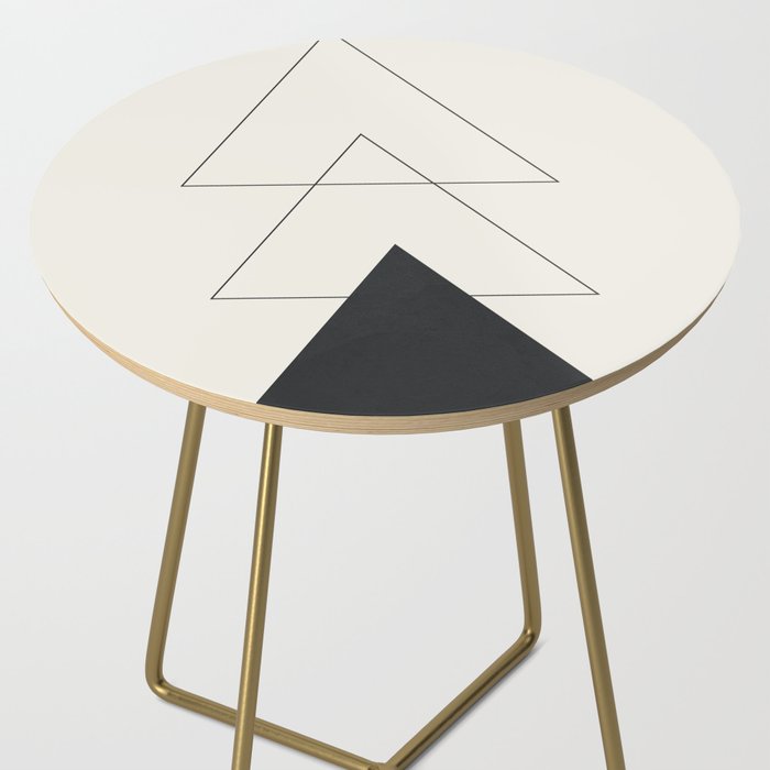 Minimal Geometric Art 02 Side Table Gallery Image 2