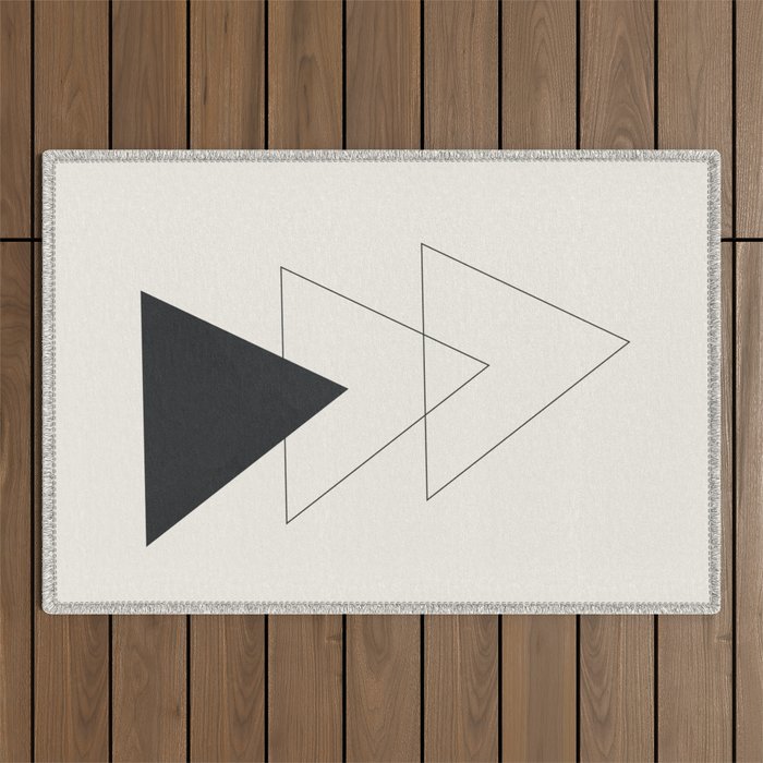 Minimal Geometric Art 02 Outdoor Rug Gallery Image 1