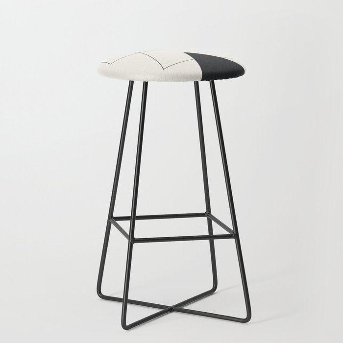 Minimal Geometric Art 02 Stool Gallery Image 1