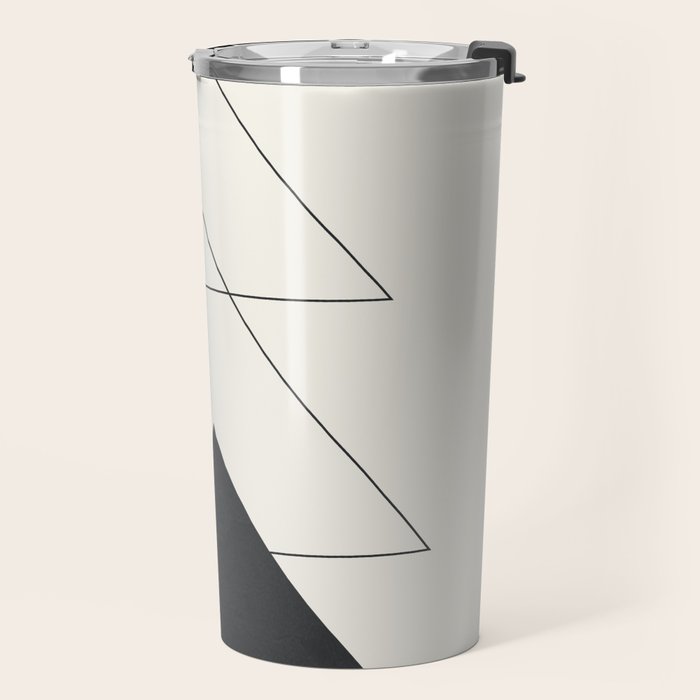 Minimal Geometric Art 02 Travel Mug Gallery Image 2