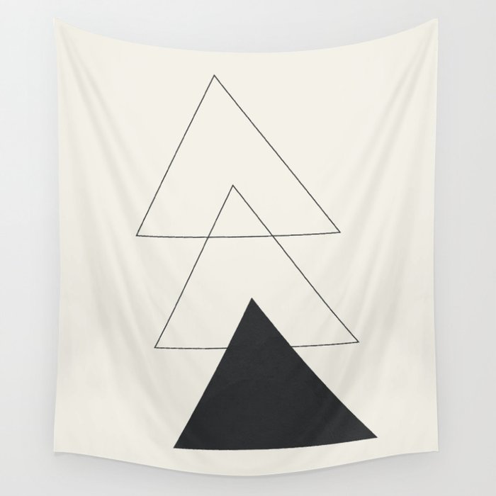 Minimal Geometric Art 02 Wall Tapestry Gallery Image 4