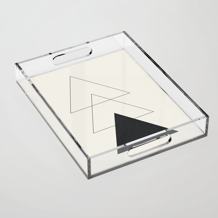 Minimal Geometric Art 02 Acrylic Tray Gallery Image 1