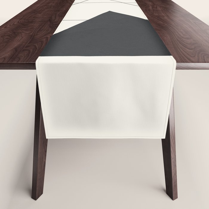 Minimal Geometric Art 02 Table Runner Gallery Image 1