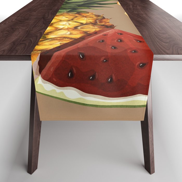 Fruits Botanical Art 2 Table Runner Gallery Image 1