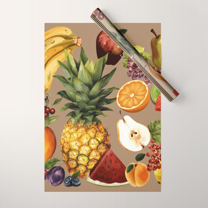 Fruits Botanical Art 2 Wrapping Paper Gallery Image 1