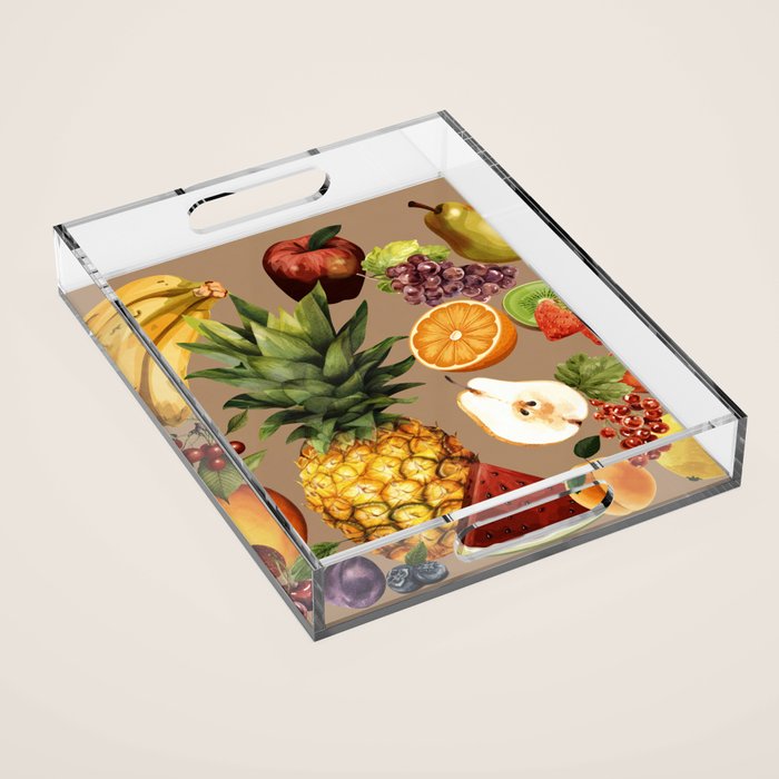 Fruits Botanical Art 2 Acrylic Tray Gallery Image 1