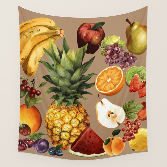 Fruits Botanical Art 2 Wall Tapestry Gallery Image 4
