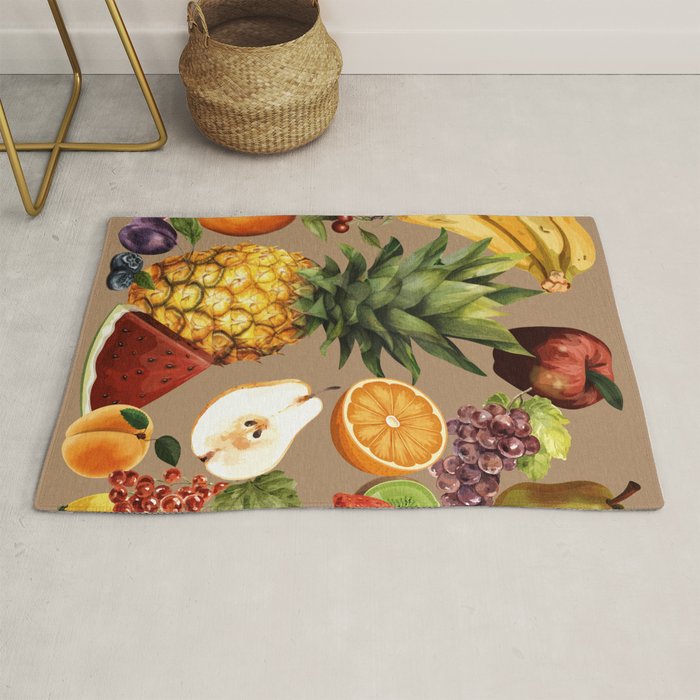 Fruits Botanical Art 2 Rug Gallery Image 1