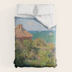 Fisherman's Cottage on the Cliffs at Varengeville Claude Monet Comforter Gallery Image 6