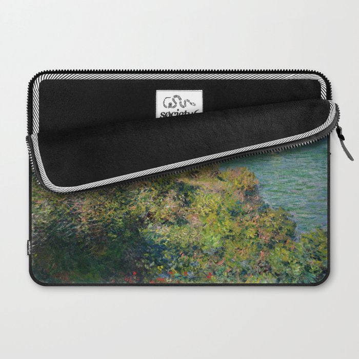 Fisherman's Cottage on the Cliffs at Varengeville Claude Monet Laptop Sleeve Gallery Image 2