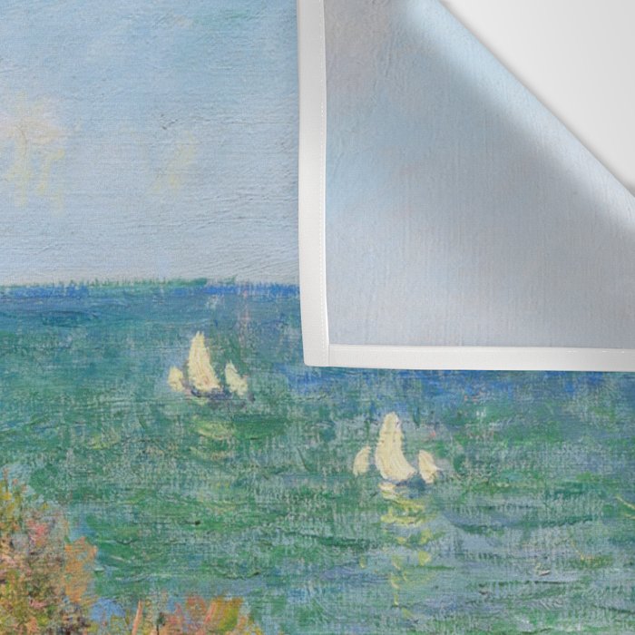 Fisherman's Cottage on the Cliffs at Varengeville Claude Monet Wall Tapestry Gallery Image 3
